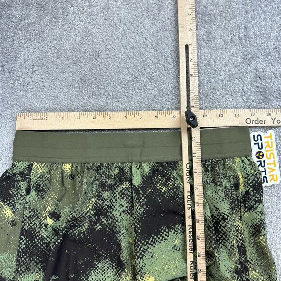 Nike Dri-Fit Training Shorts Mens Size Medium Green Black Camo FZ0740-386 - Picture 10 of 12